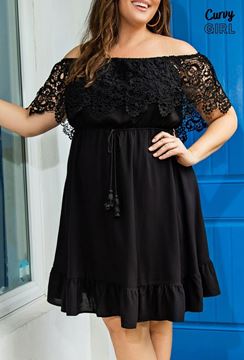Picture of CURVY GIRL LACE DRESS